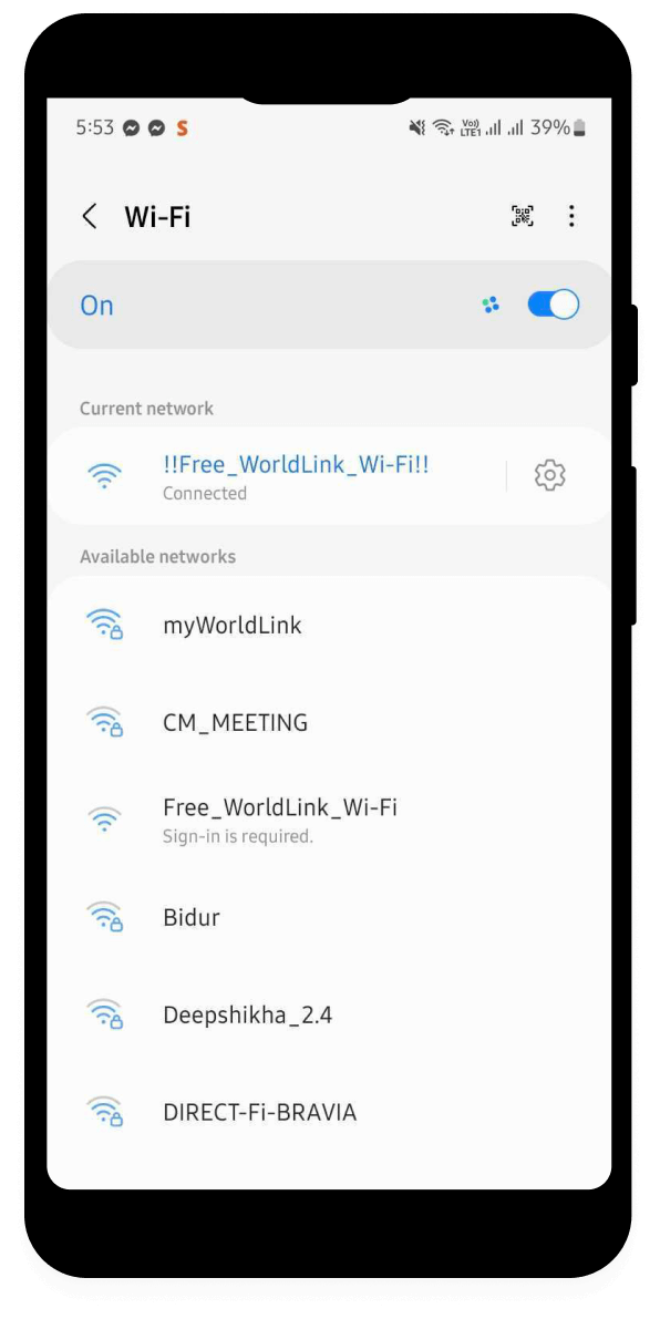 Free Worldlink Wi Fi